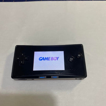 Game Boy Micro Console (Black) AC Adapter Included + 8 Games