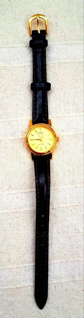 SEIKO Seiko Watch Quartz 1N01-0BX0 Vintage Leather Gold