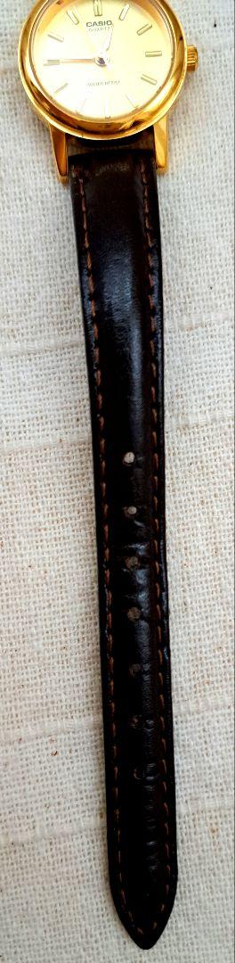 SEIKO Seiko Watch Quartz 1N01-0BX0 Vintage Leather Gold