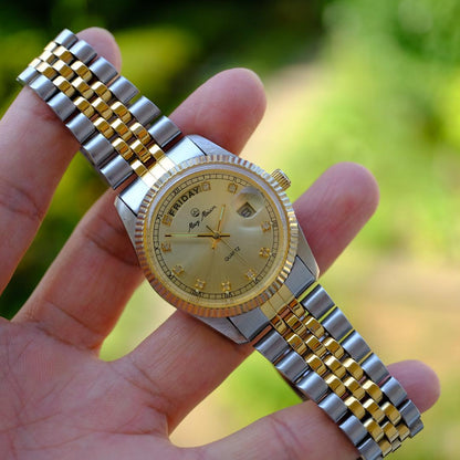 MAVY MAISON Date Watch Gold/Silver