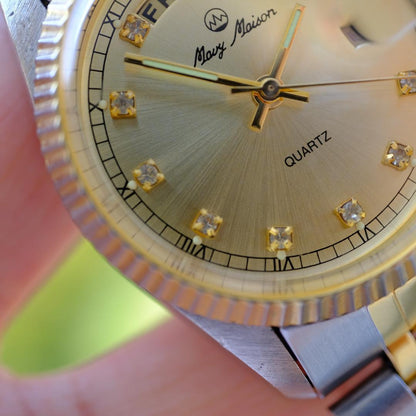 MAVY MAISON Date Watch Gold/Silver