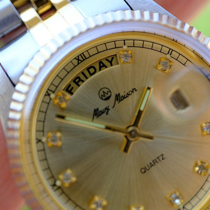 MAVY MAISON Date Watch Gold/Silver