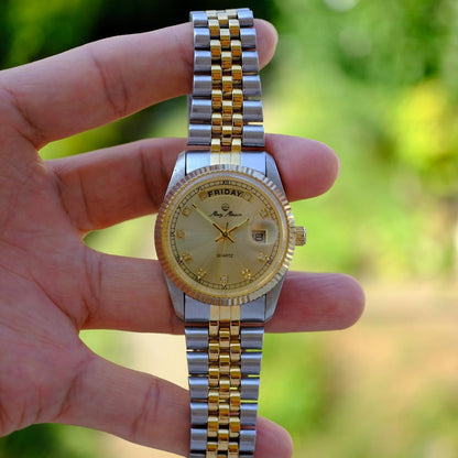 MAVY MAISON Date Watch Gold/Silver