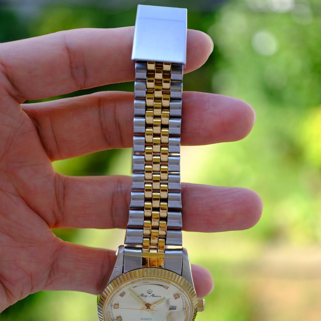 MAVY MAISON Date Watch Gold/Silver