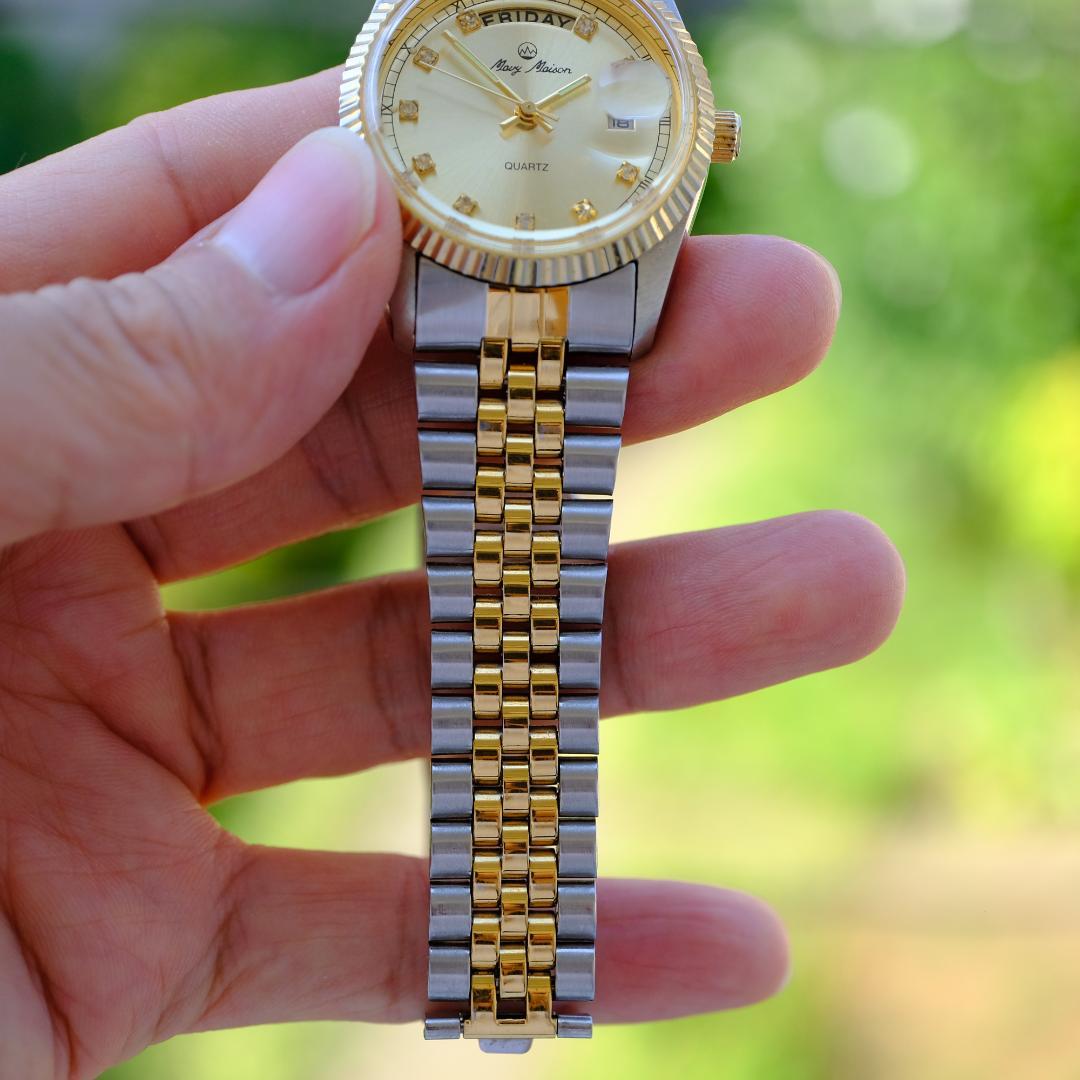 MAVY MAISON Date Watch Gold/Silver