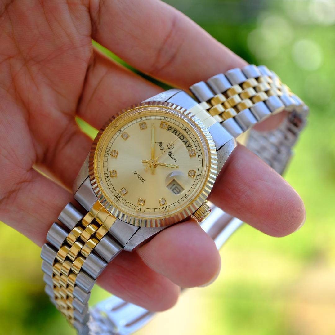 MAVY MAISON Date Watch Gold/Silver