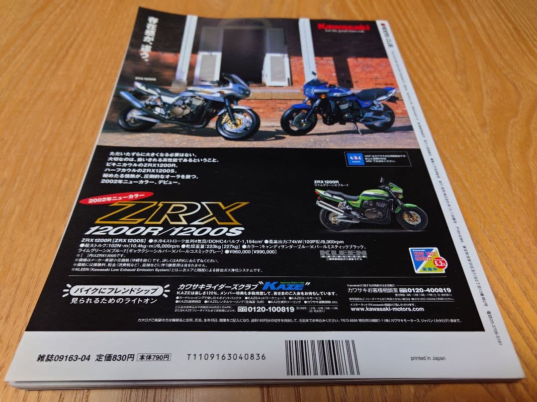 RIDERS CLUB April 2002 ′80s are Hot! No.336