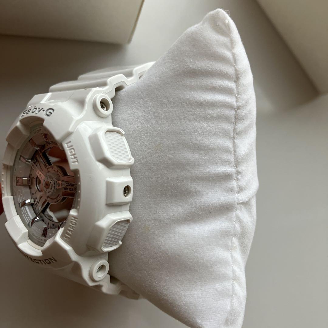 Beautiful condition CASIO BABY-G White Silver Ladies Water Resistant