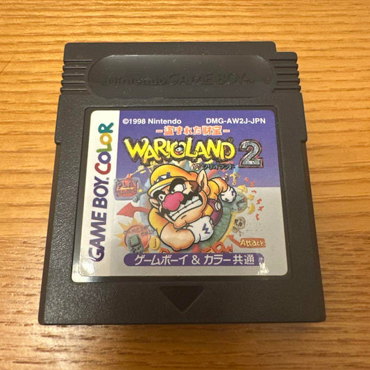 WARIO LAND2 Stolen Treasure Wario's World 2 Game Boy Color Software