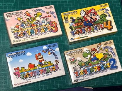 Rare Complete Set of GBA Super Mario Advance 1-4 with Case