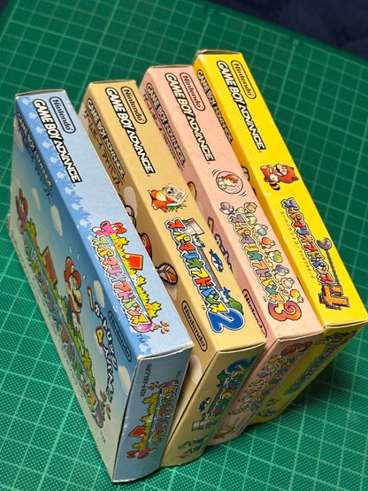 Rare Complete Set of GBA Super Mario Advance 1-4 with Case
