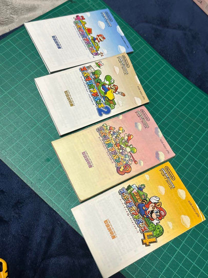 Rare Complete Set of GBA Super Mario Advance 1-4 with Case