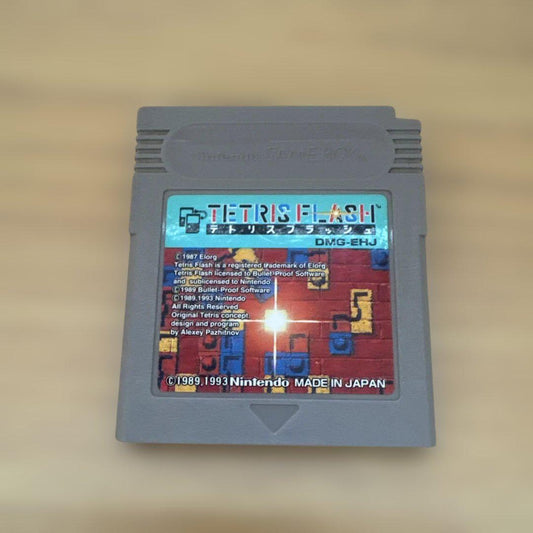 TETRIS FLASH DMG-EHJ Game Boy Software Only