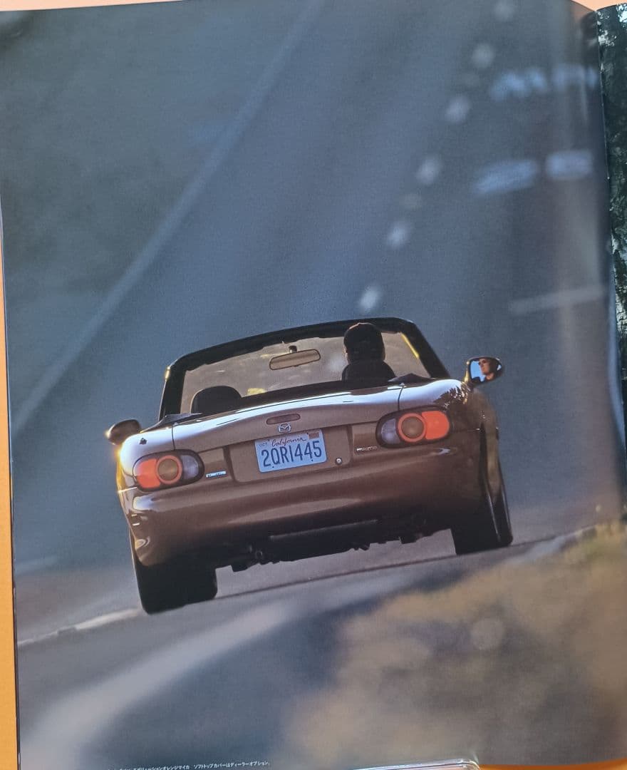 Mint Condition 1999 Mazda Roadster 2nd Generation NB Type Catalog