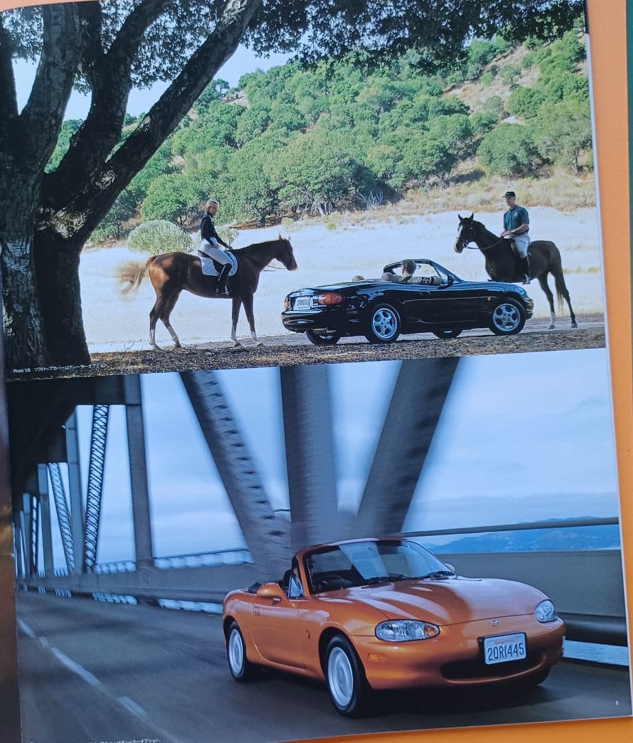 Mint Condition 1999 Mazda Roadster 2nd Generation NB Type Catalog