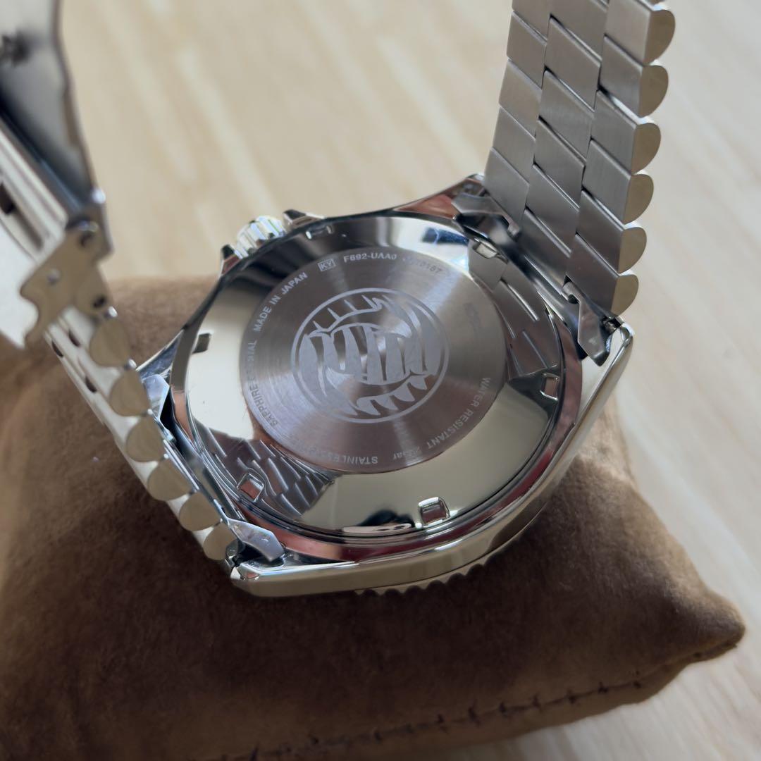 Barely used Orient Mako Automatic RN-AA0808E Green Diver