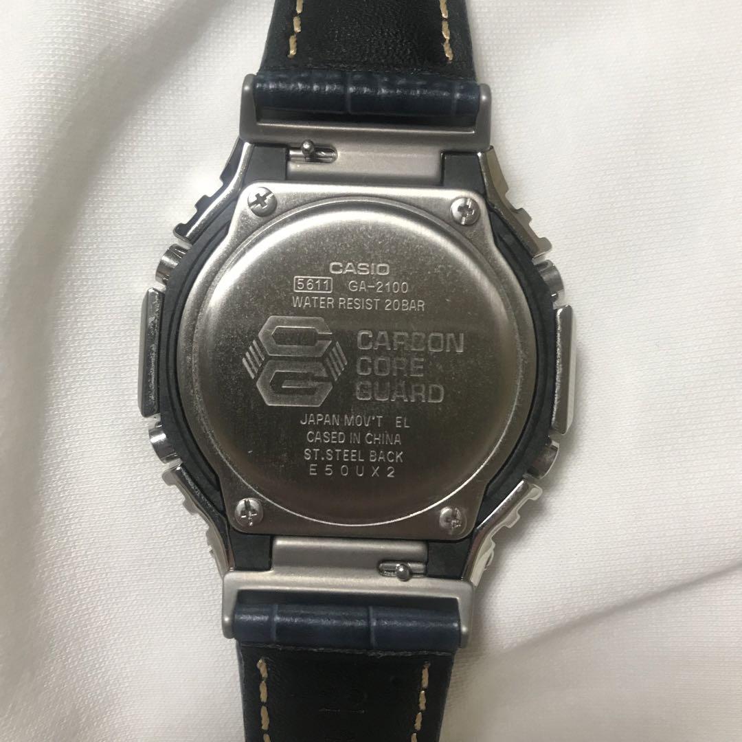 New Unworn/G-Oak/G-SHOCK GA-2100 Black/Blue High-Quality Belt