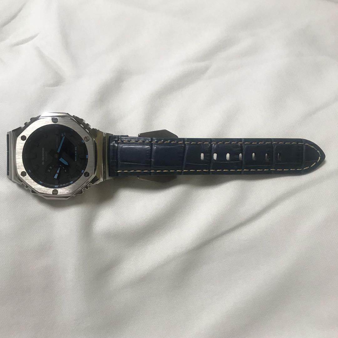 New Unworn/G-Oak/G-SHOCK GA-2100 Black/Blue High-Quality Belt