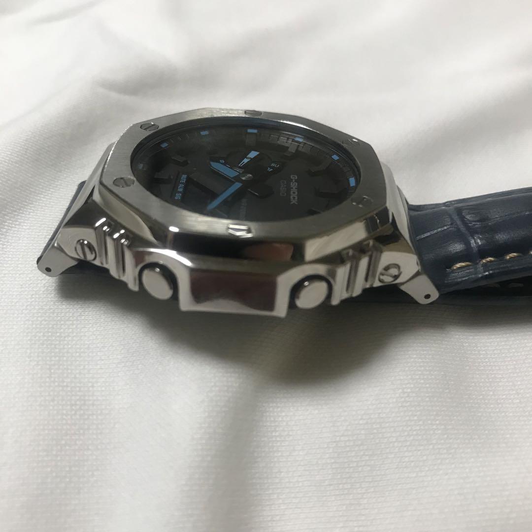 New Unworn/G-Oak/G-SHOCK GA-2100 Black/Blue High-Quality Belt