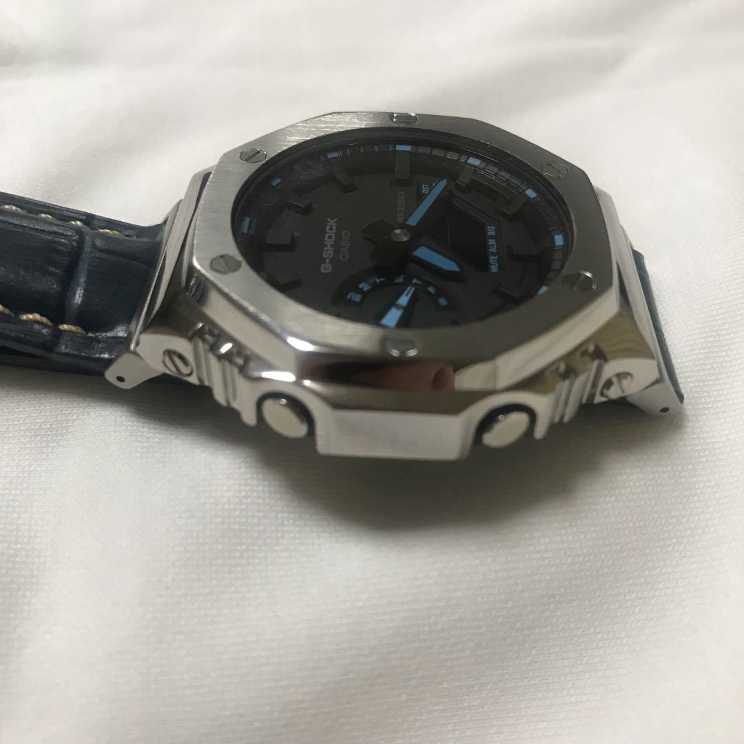 New Unworn/G-Oak/G-SHOCK GA-2100 Black/Blue High-Quality Belt