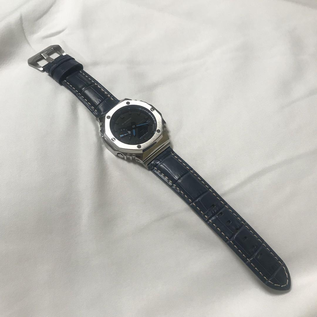 New Unworn/G-Oak/G-SHOCK GA-2100 Black/Blue High-Quality Belt