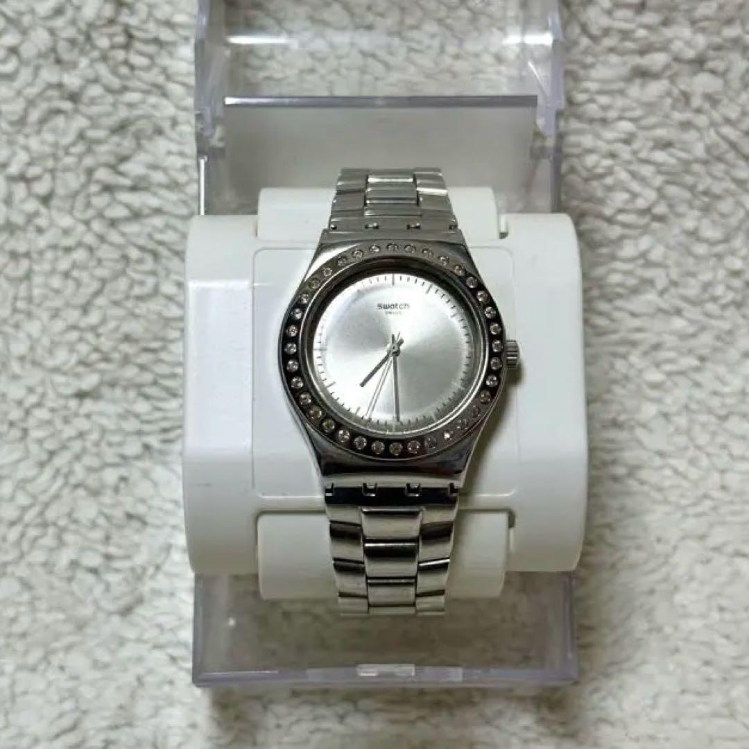 Swatch YLS172G Silver Watch