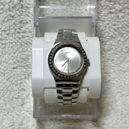 Swatch YLS172G Silver Watch