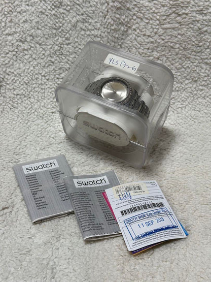 Swatch YLS172G Silver Watch