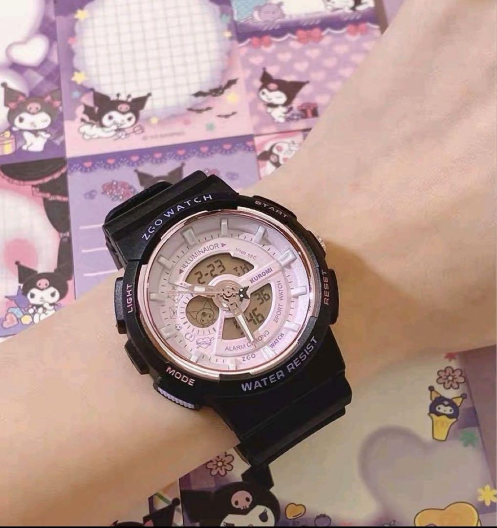 New item inspection passed Kuromi watch  Overseas limited Analog digital dual mode
