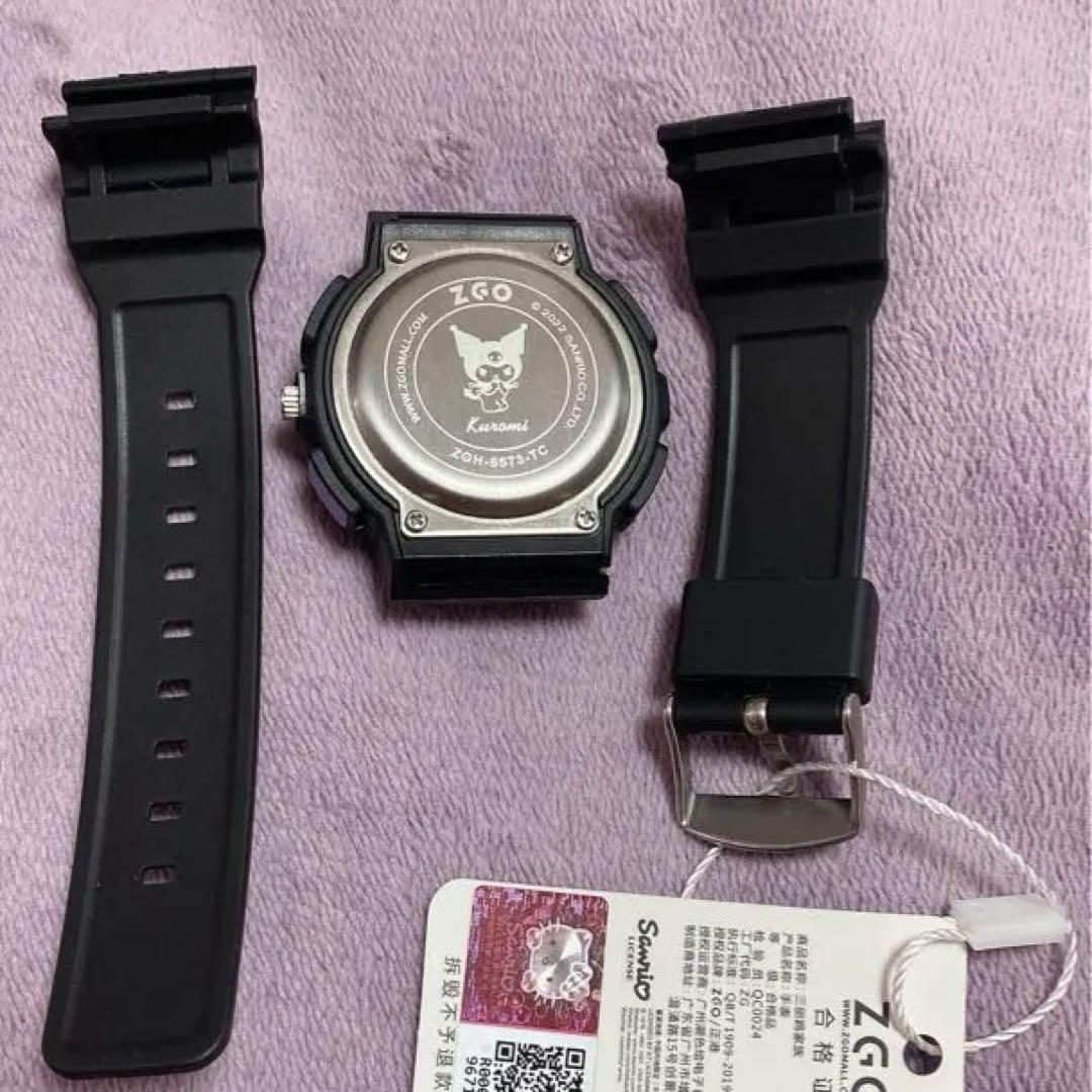 New item inspection passed Kuromi watch  Overseas limited Analog digital dual mode