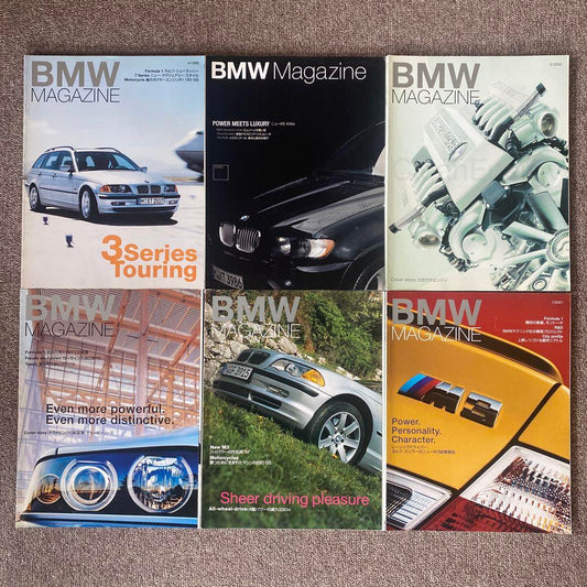 BMW Magazine 6-Book Set Plus 1 Book 1999-2002 E43 E39