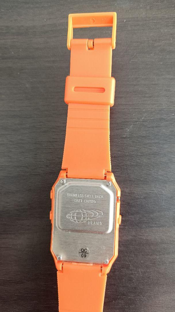 New BEAMS Talking Watch Orange