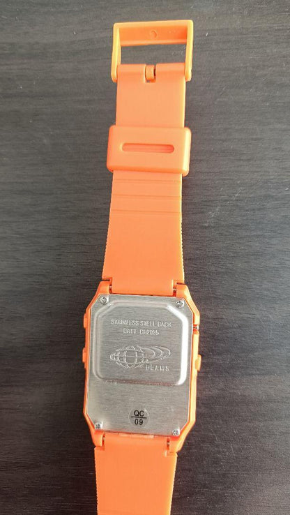 New BEAMS Talking Watch Orange