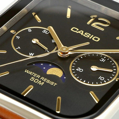 New MTP-M305L-1AV Moon Phase CASIO Watch