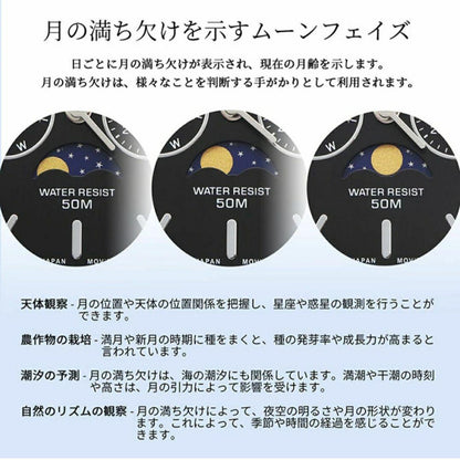 New MTP-M305L-1AV Moon Phase CASIO Watch