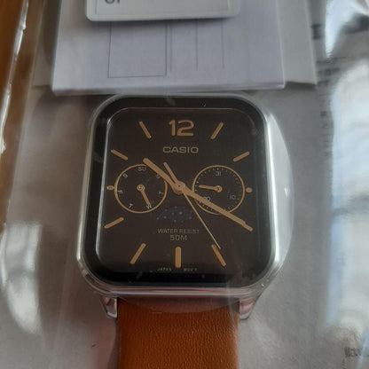 New MTP-M305L-1AV Moon Phase CASIO Watch