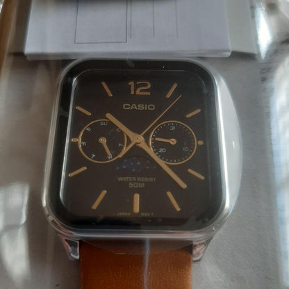 New MTP-M305L-1AV Moon Phase CASIO Watch