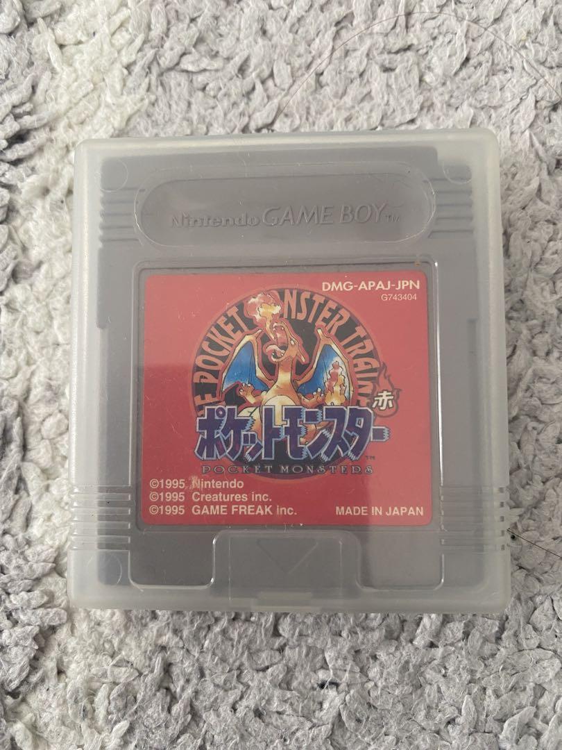 Pokémon Red with Case Game Boy