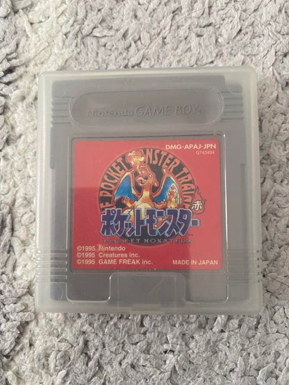 Pokémon Red with Case Game Boy