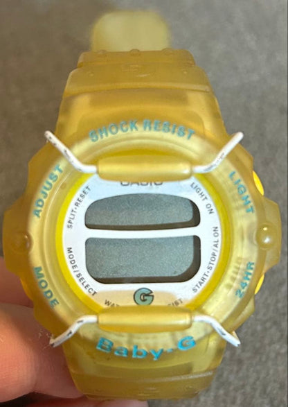 Yellow Baby-G Digital Watch