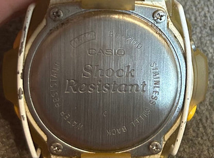 Yellow Baby-G Digital Watch