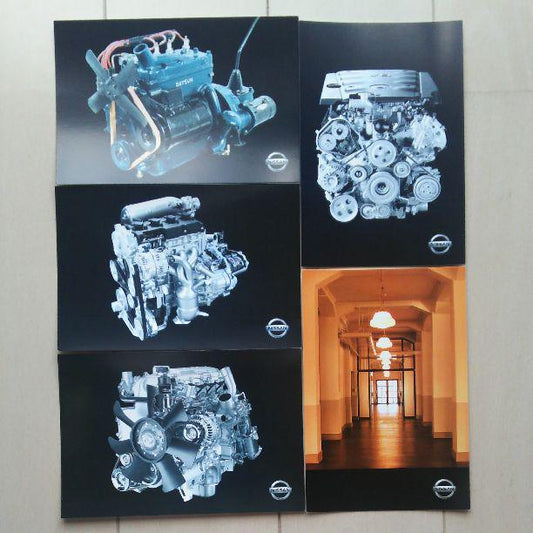 NISSAN Engine Postcard 5-Card Set