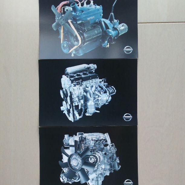 NISSAN Engine Postcard 5-Card Set