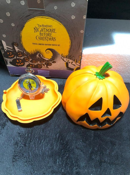 [Limited Edition] Nightmare Before Christmas Pocket Watch FOSSIL