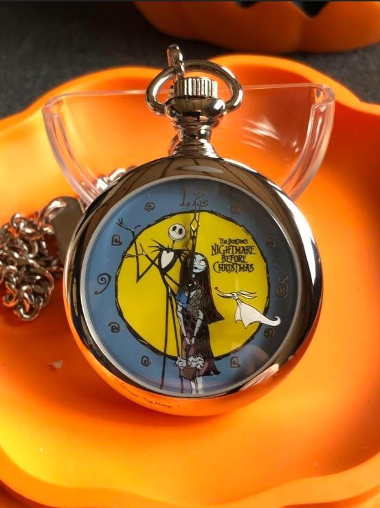 [Limited Edition] Nightmare Before Christmas Pocket Watch FOSSIL
