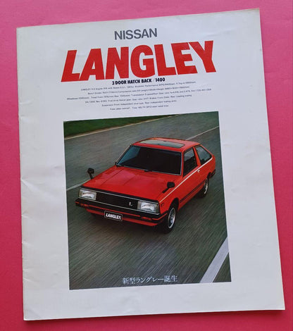 [Rare 1980] Nissan Langley First Generation N10 Type Initial Catalog