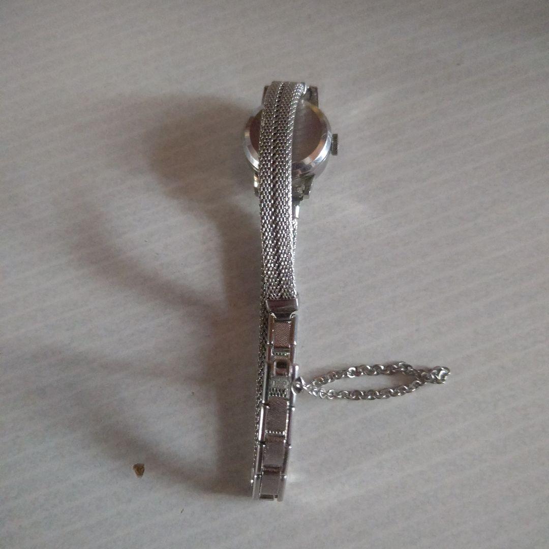 Omega Ladies Mechanical Winding Watch Silver Mesh Band