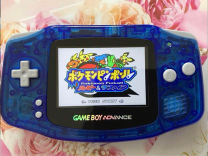 New Game Boy Advance Clear Blue IPS LCD Latest Improved Version 2025