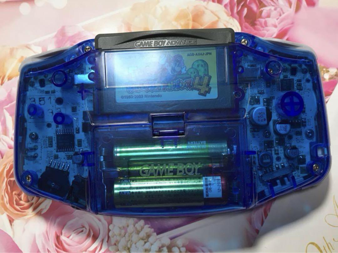 New Game Boy Advance Clear Blue IPS LCD Latest Improved Version 2025