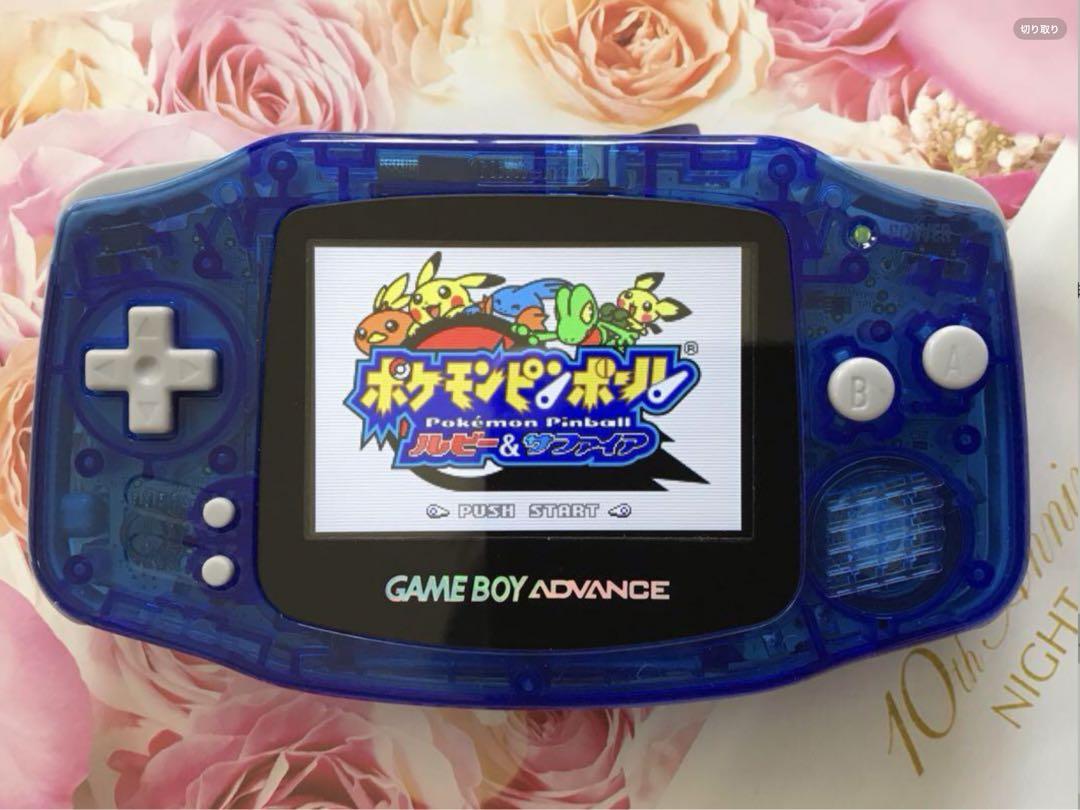 New Game Boy Advance Clear Blue IPS LCD Latest Improved Version 2025